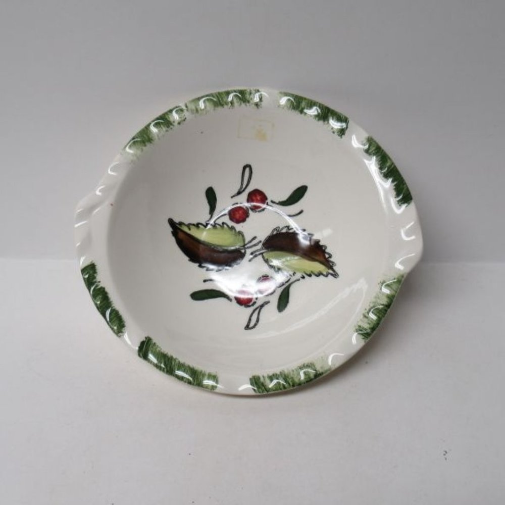 Southern Potteries Blue Ridge WILD CHERRY No. 3 Tab Handled Soup Bowl USA - Picture 3 of 4